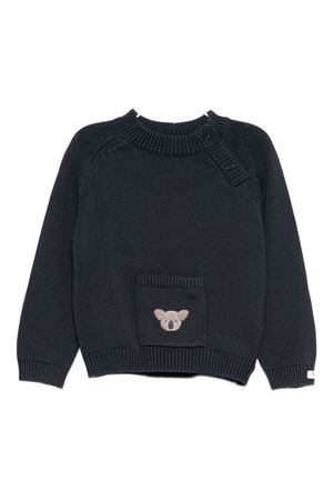 maglione in cotone blu DONSJE KIDS | 303780300027